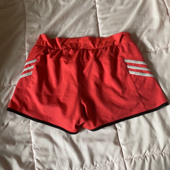 Red adidas shorts - Picture 2 of 2